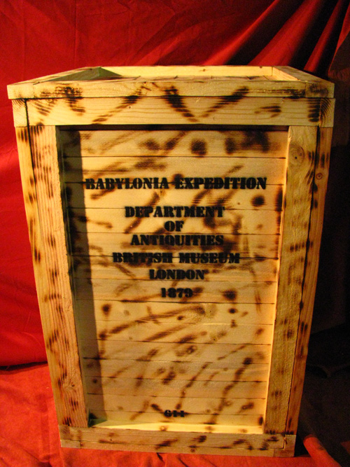 Babylonia 1879 archaeology crate box 611.